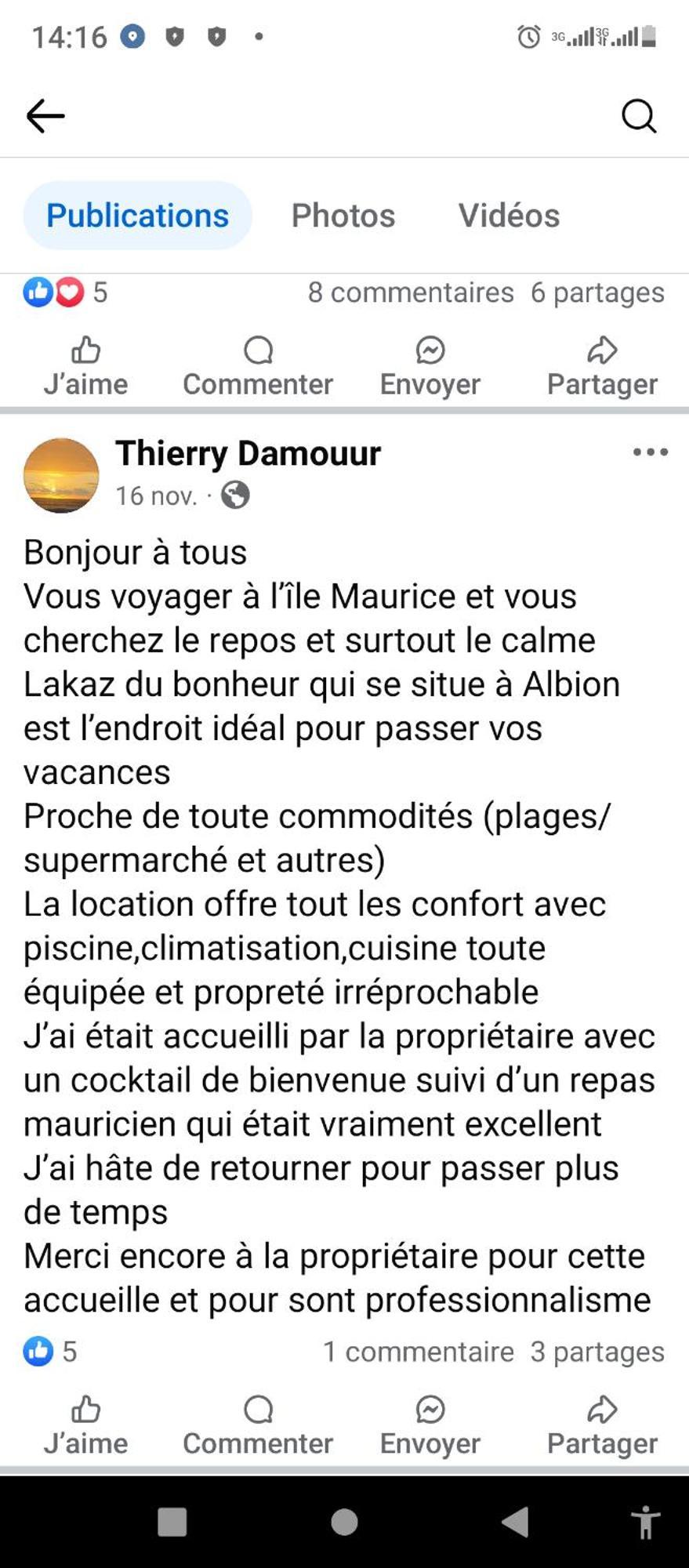 Lakaz Du Bonheur Villa Албион Екстериор снимка